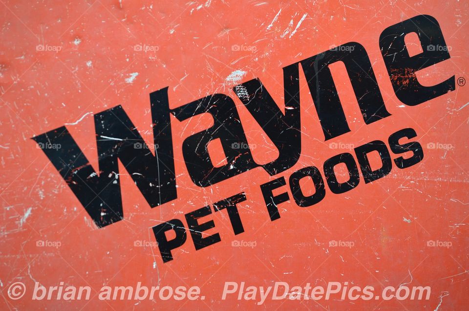 Antique Pet Food Sign