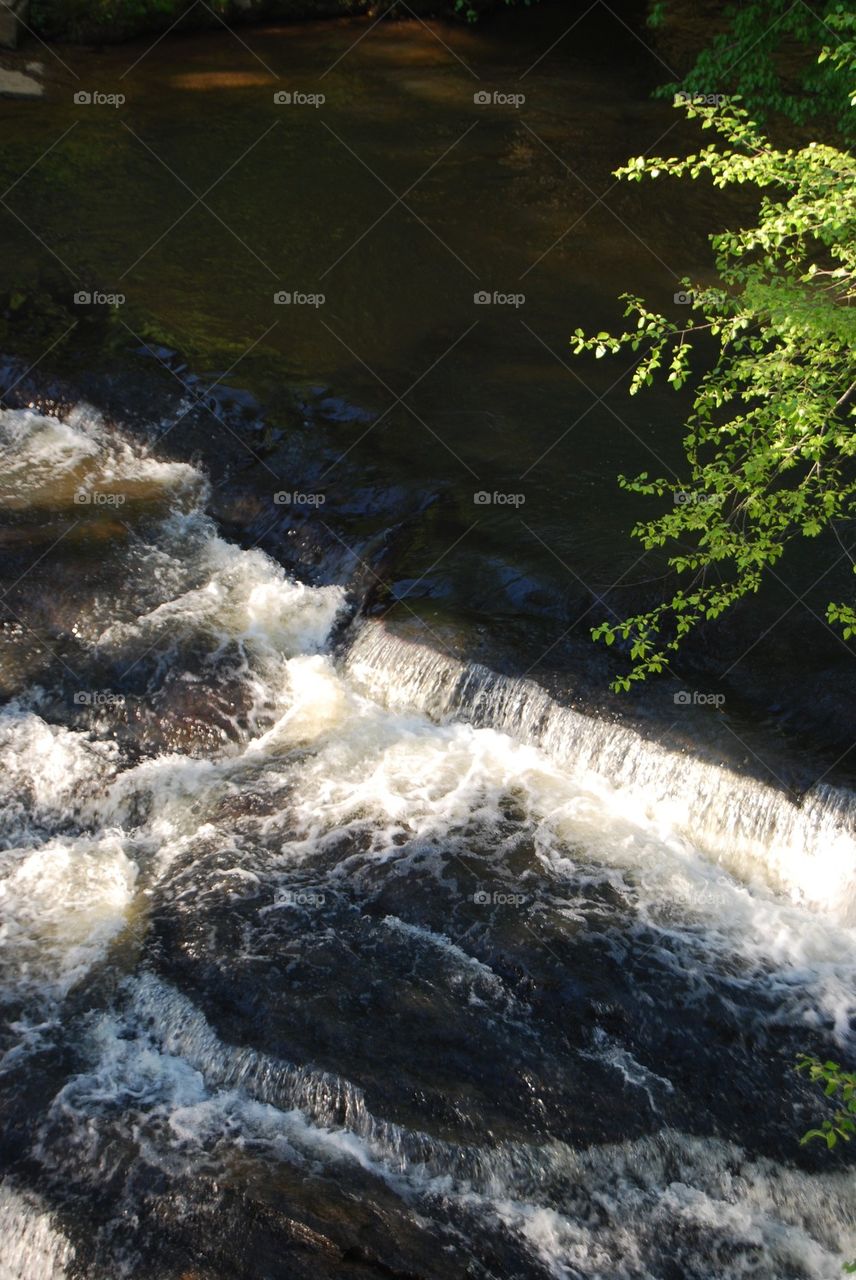 Chattahoochee river waterfall