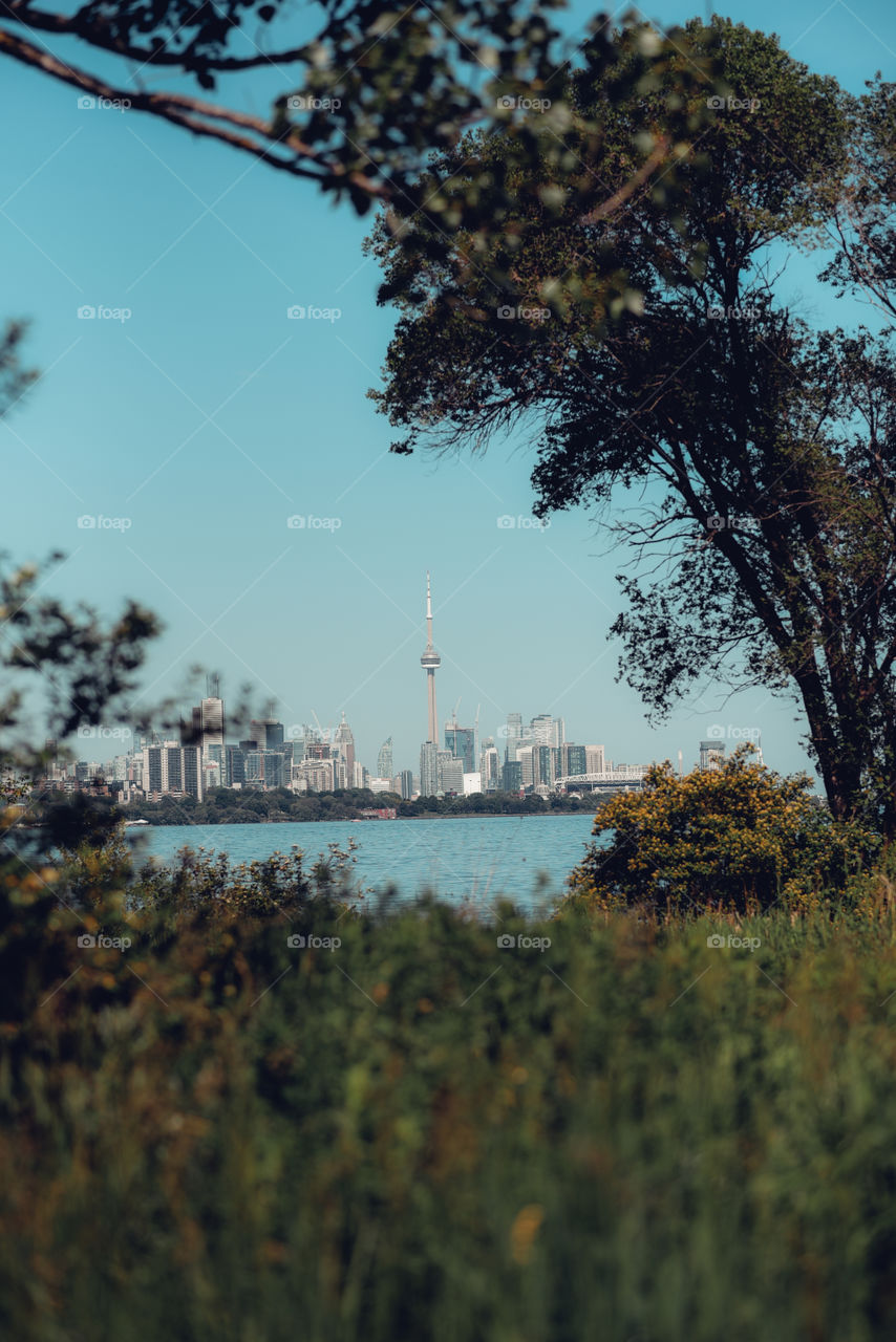 hot day in the city of Toronto Canada