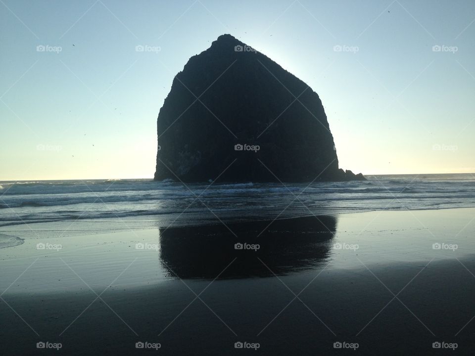 Haystack Rock Canyon Beach