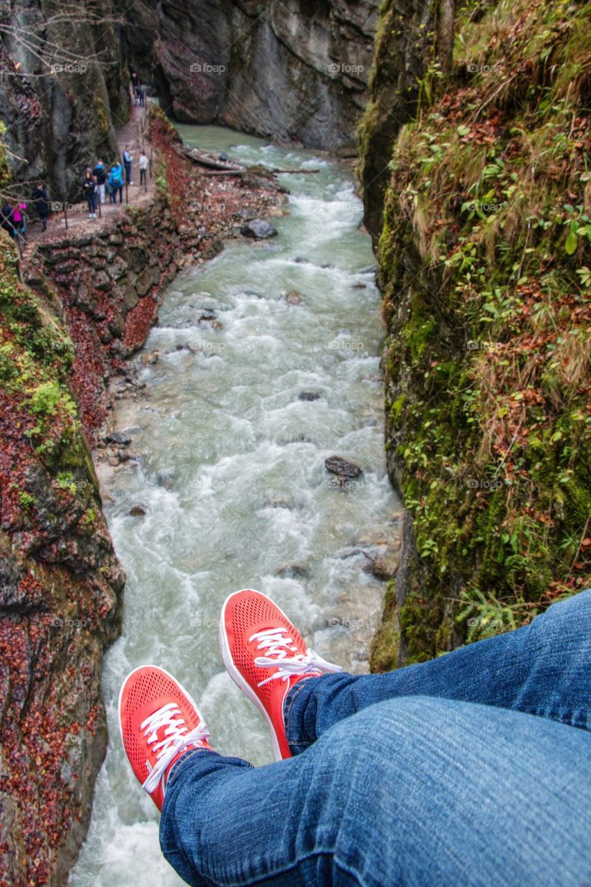 Foot selfie in Bavaria