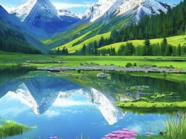 a beautiful clear lake view