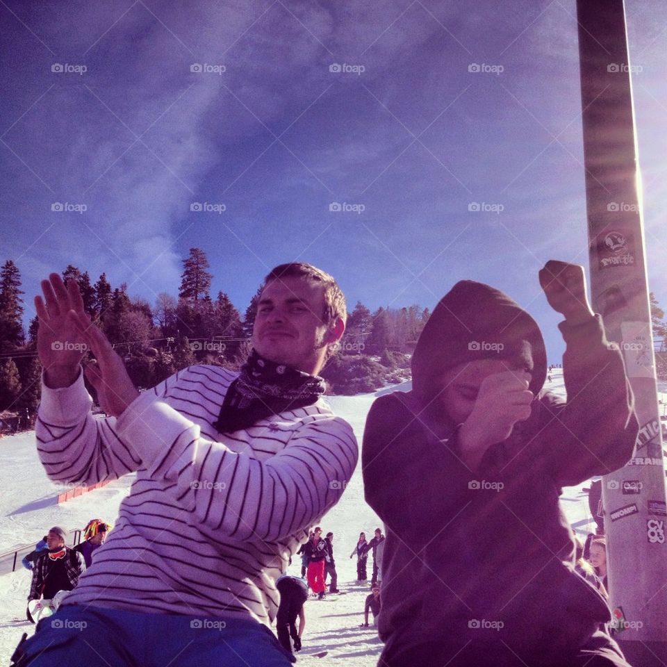 Dancing in Big Bear