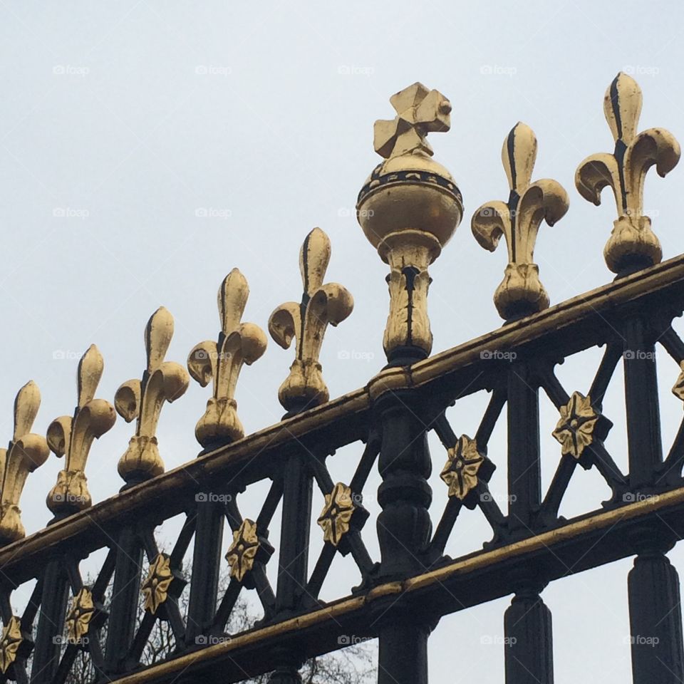 Fence top at Buckingham Palace