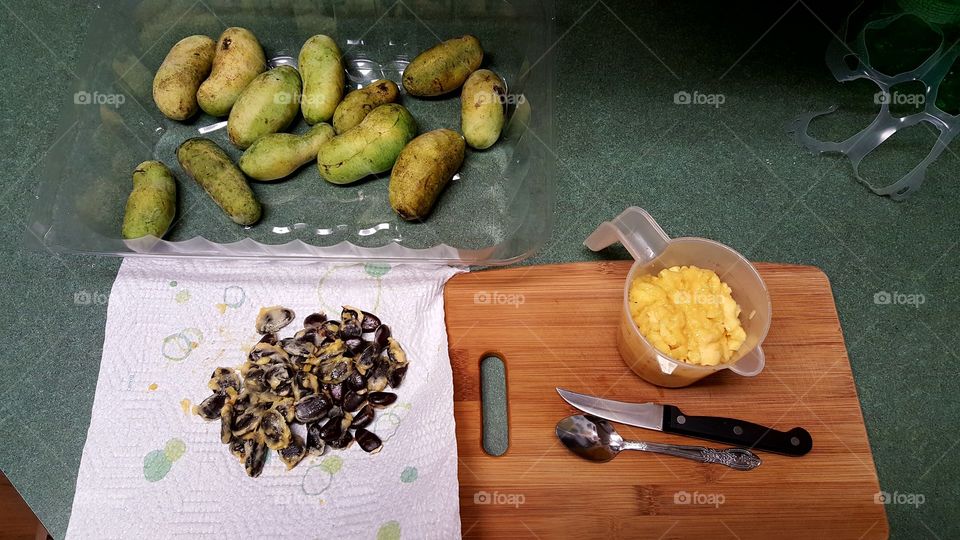 Processing the Pawpaws