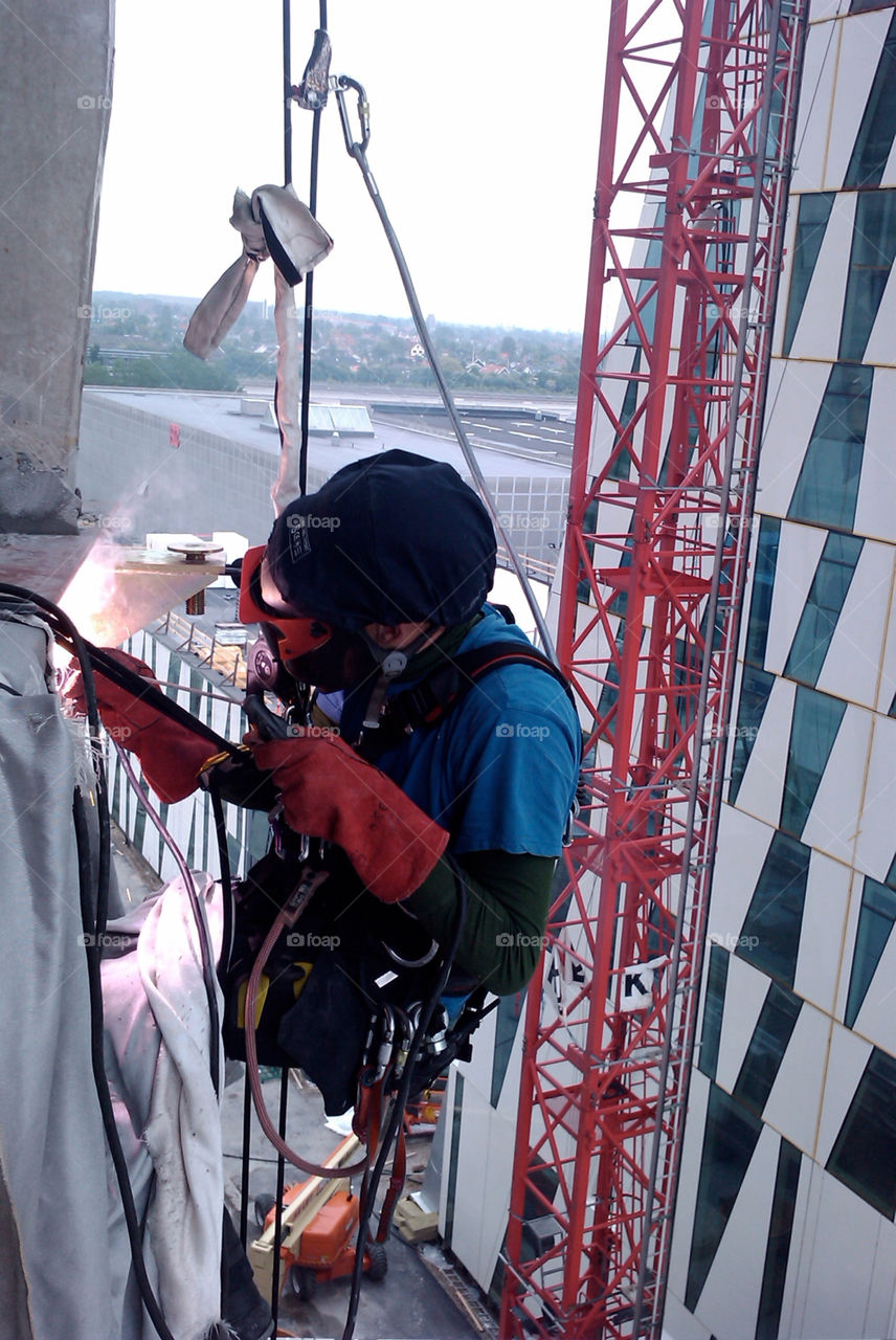 rope access climbing welding copenhagen by knutigro