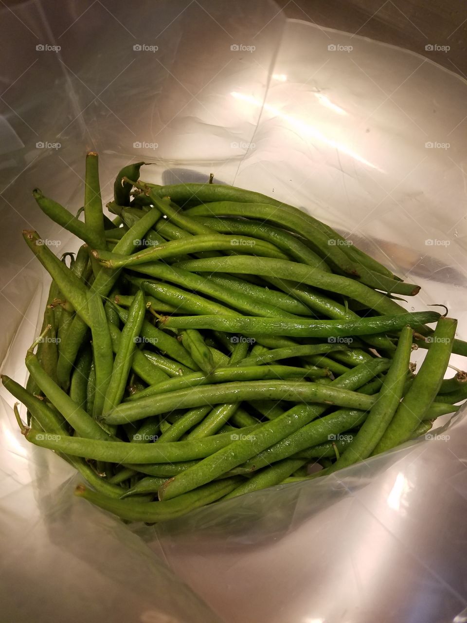 snapping beans