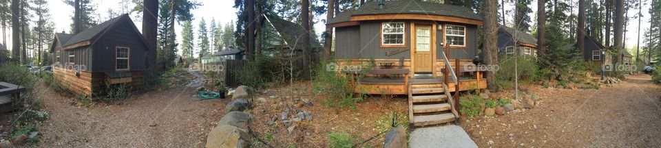 Cabin. Cabins in Lake Tahoe, California