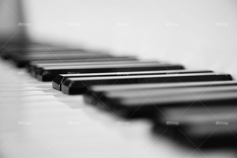 Close-up of piano