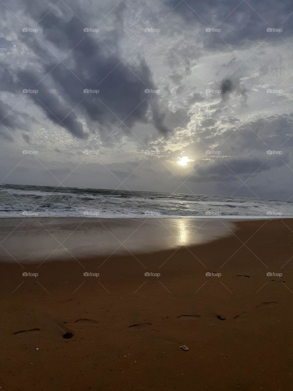 sunset beach of srilanka