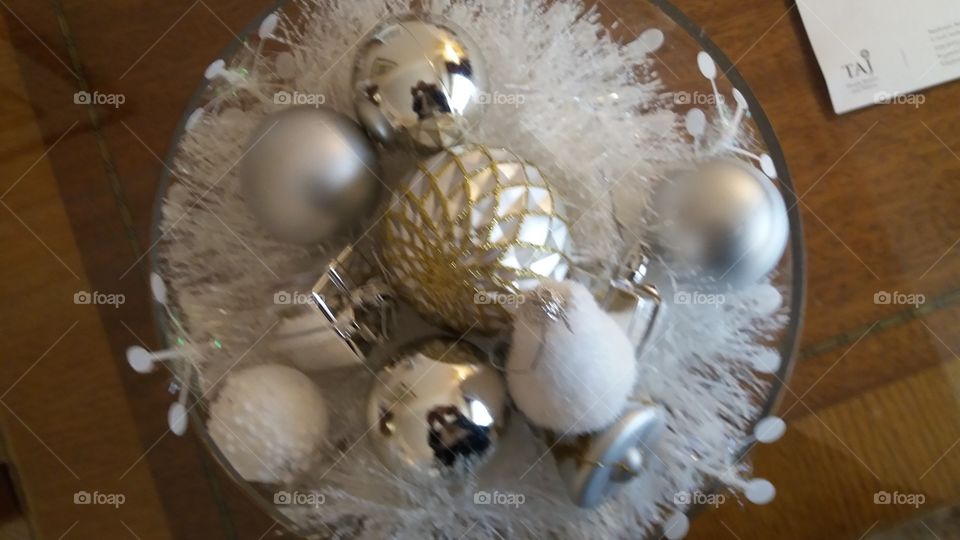 x mas celebration silver