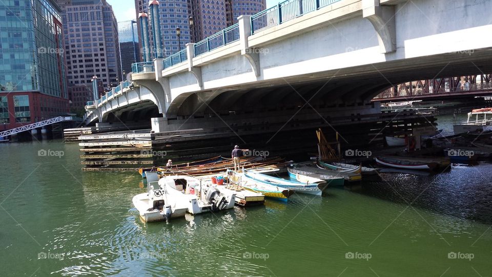 Boats and Bridge