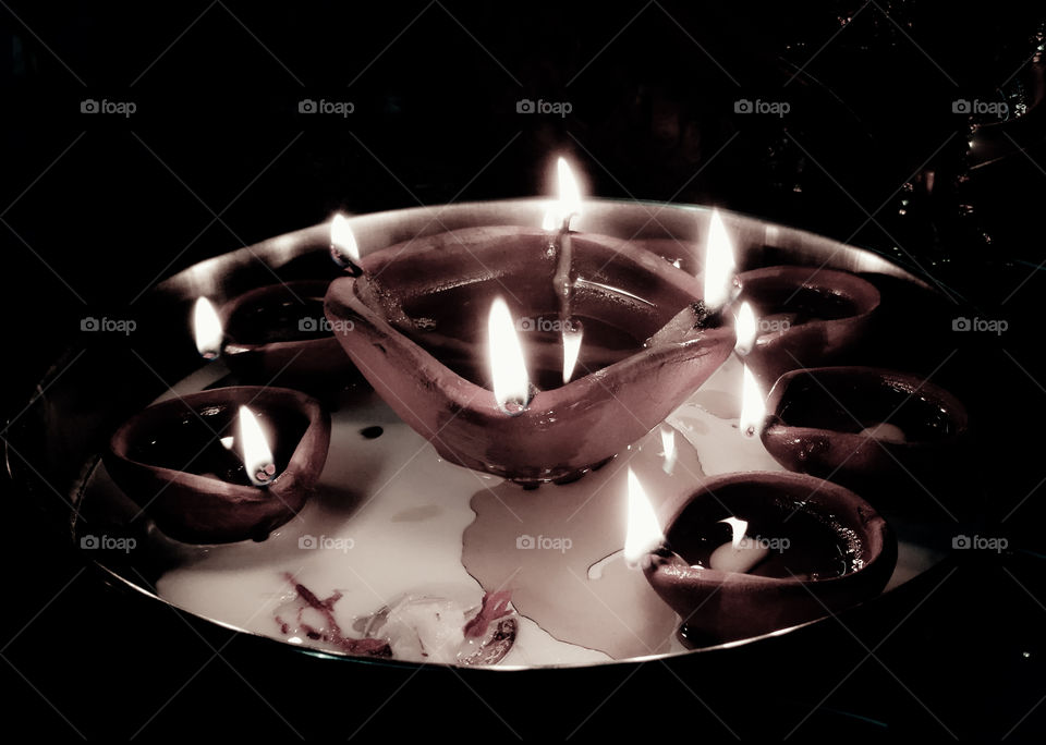 diwali diyas