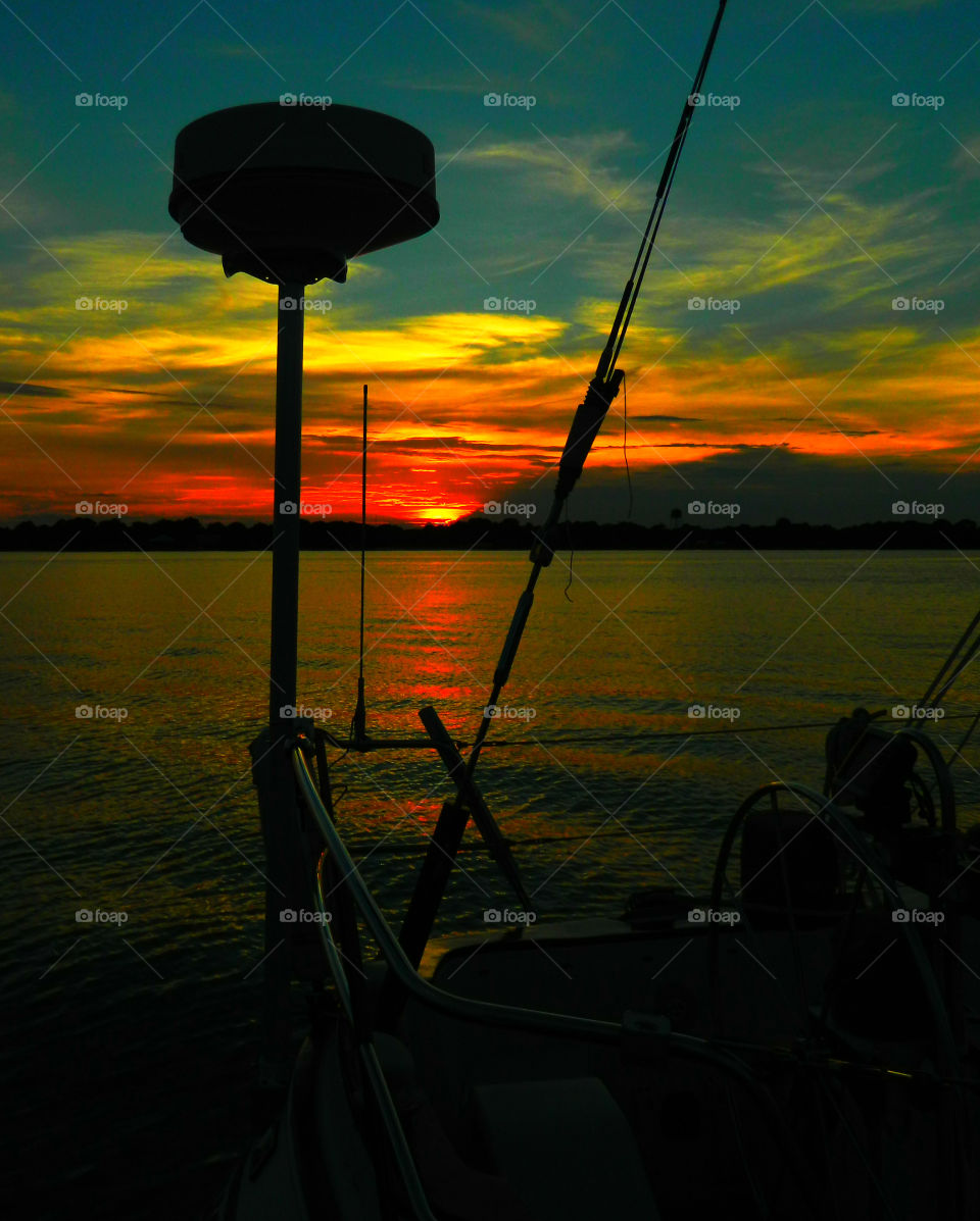 Sailboat Bow View