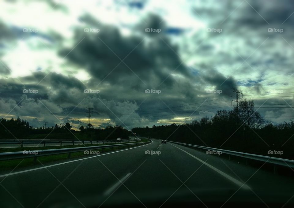 Clouds Over The Motorway