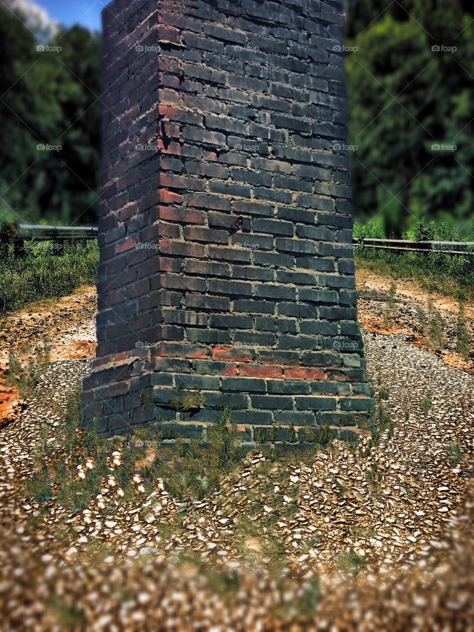 Low angle view of brick wall