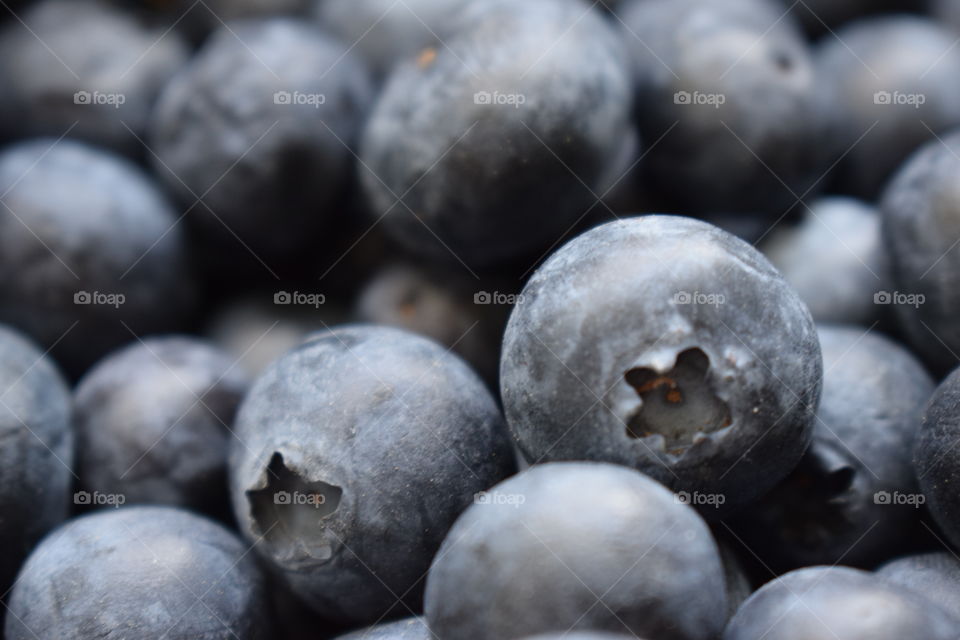 Full frame shot blueberries