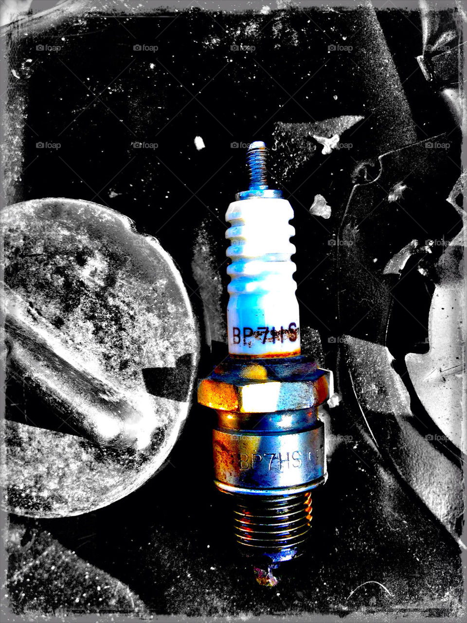 Used spark plug