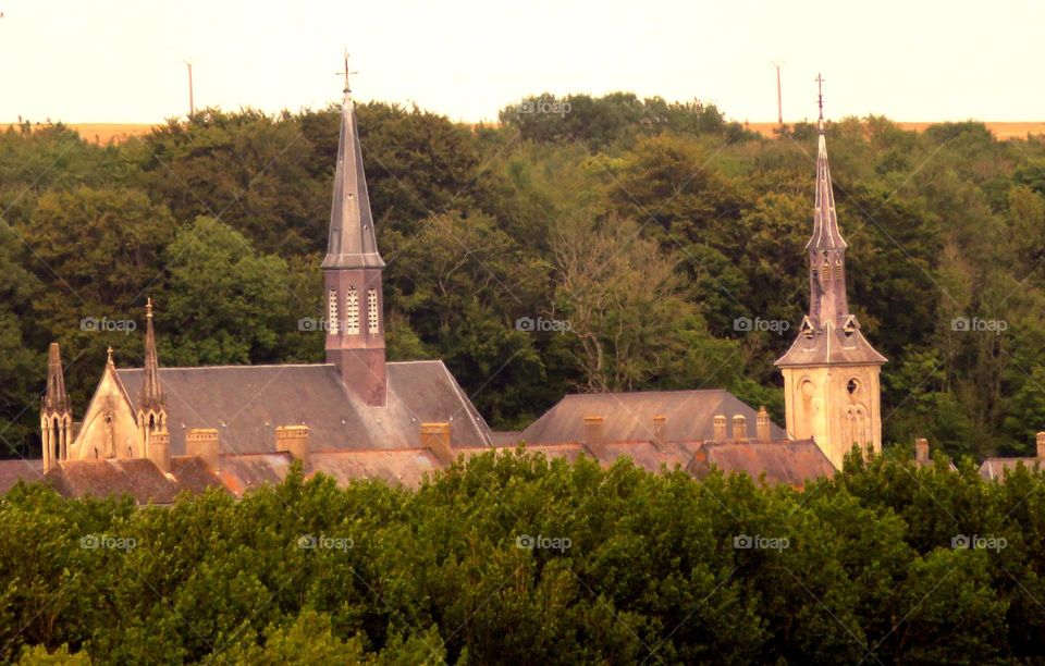 religious building. Chartreuse of Neuville sous Montreuil France