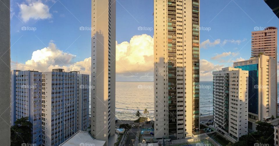 Pano over the balcony 