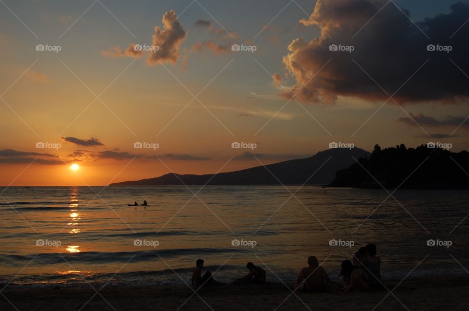 Sunset in Boracay, Philippines 