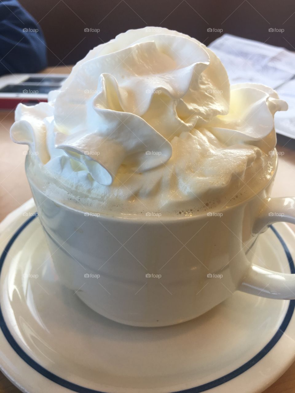 Whipped cream cup