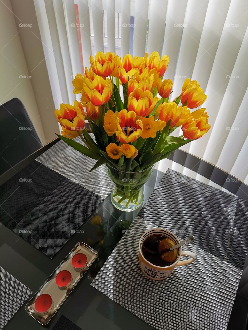 My favourite spot at home. Dining table.