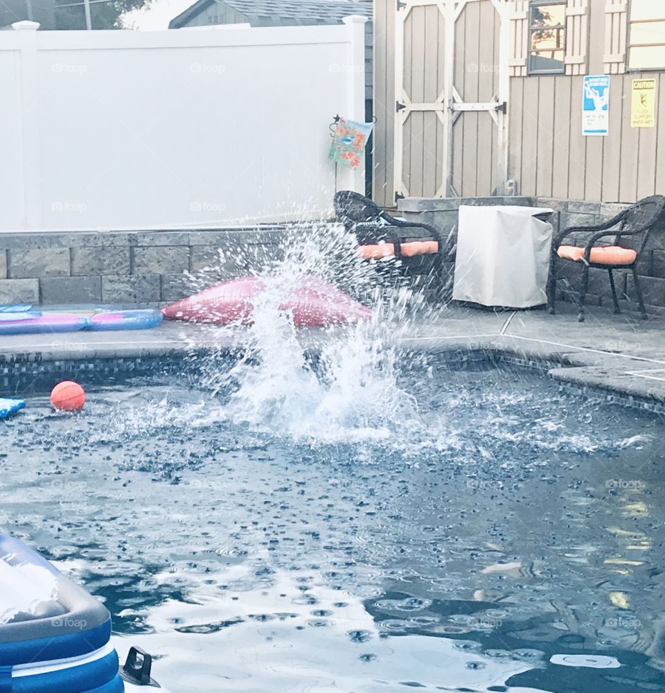 Please leave some water in the pool