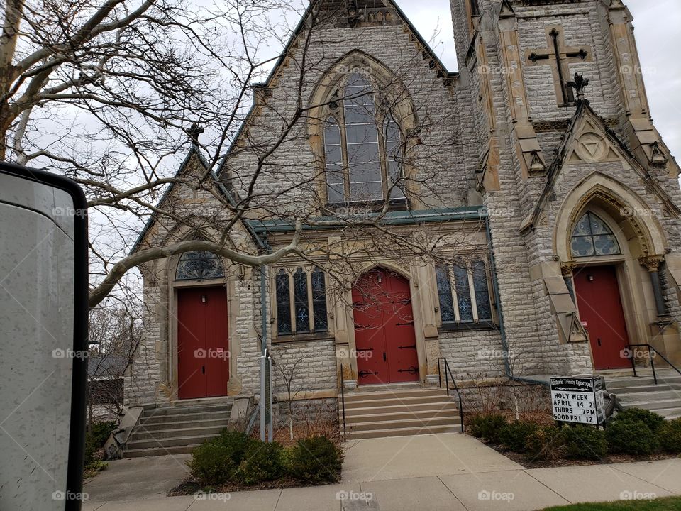 Old church in Bay City, Michigan