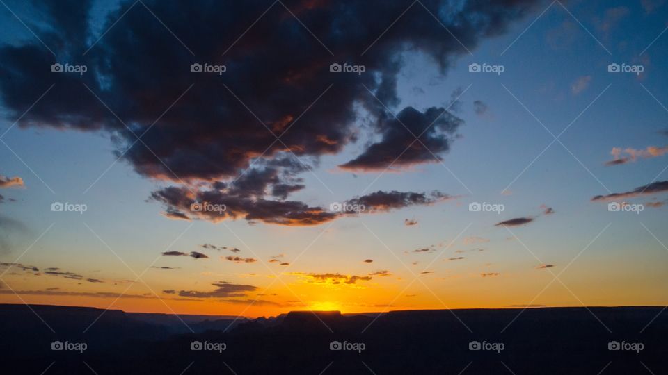 Sunset at the south rim 