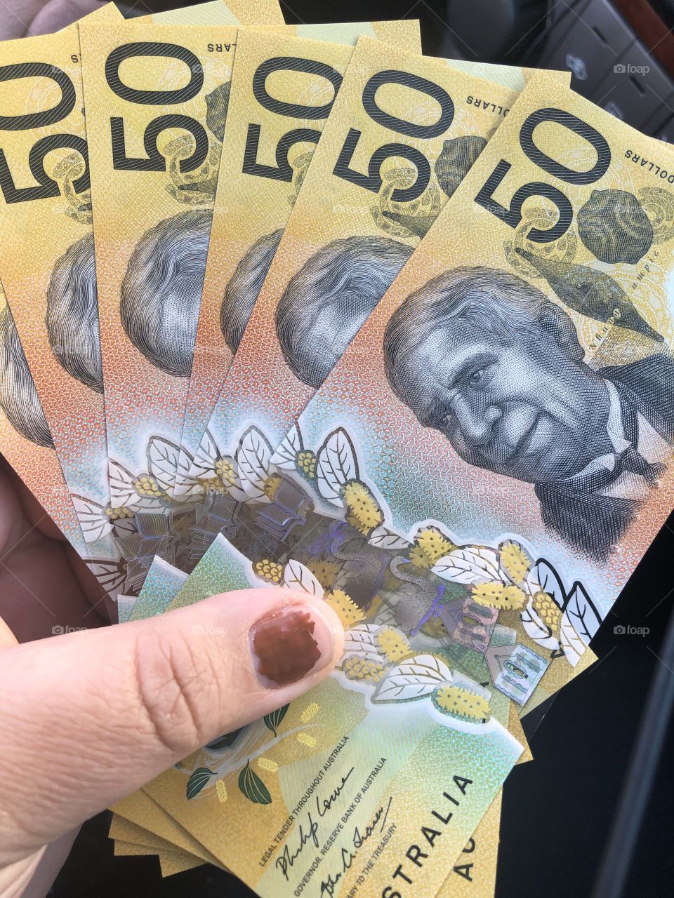AUSTRALIAN 50 $DOLLAR NOTES 💵