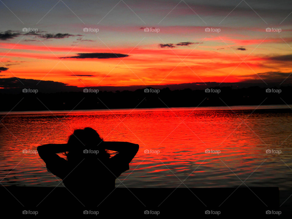 Time to relax silhouette 