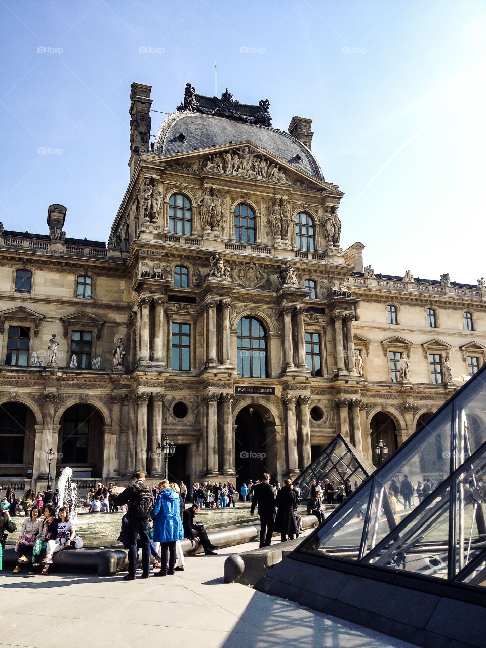 Pabellon Richelieu, Louvre. Pabellón Richelieu, Palacio del Louvre (Paris - France)