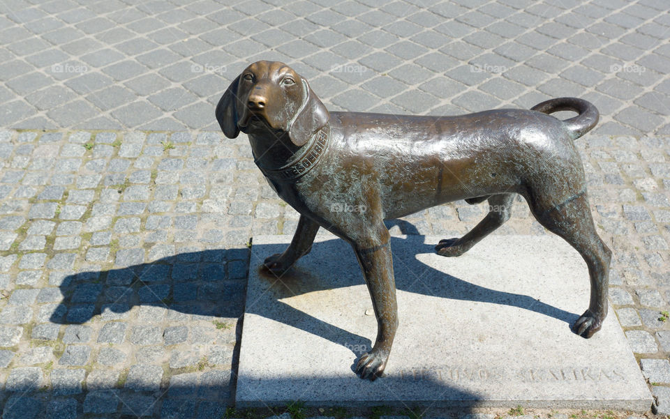 Statue of dog