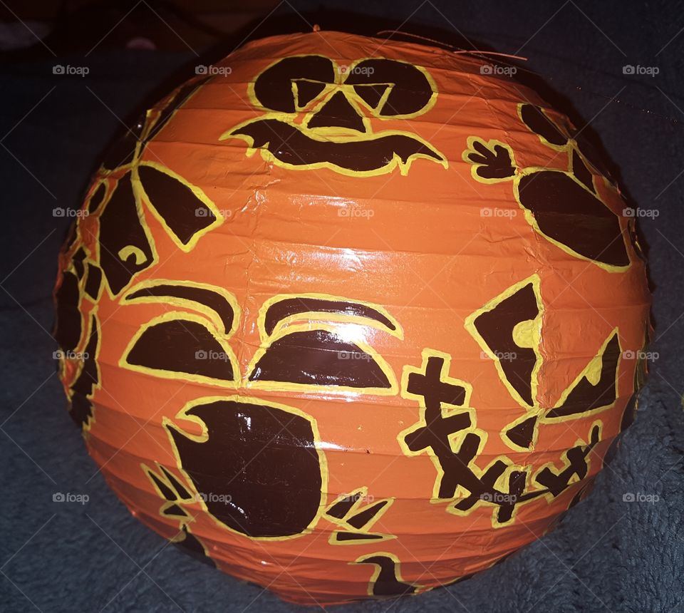 halloween paper lantern