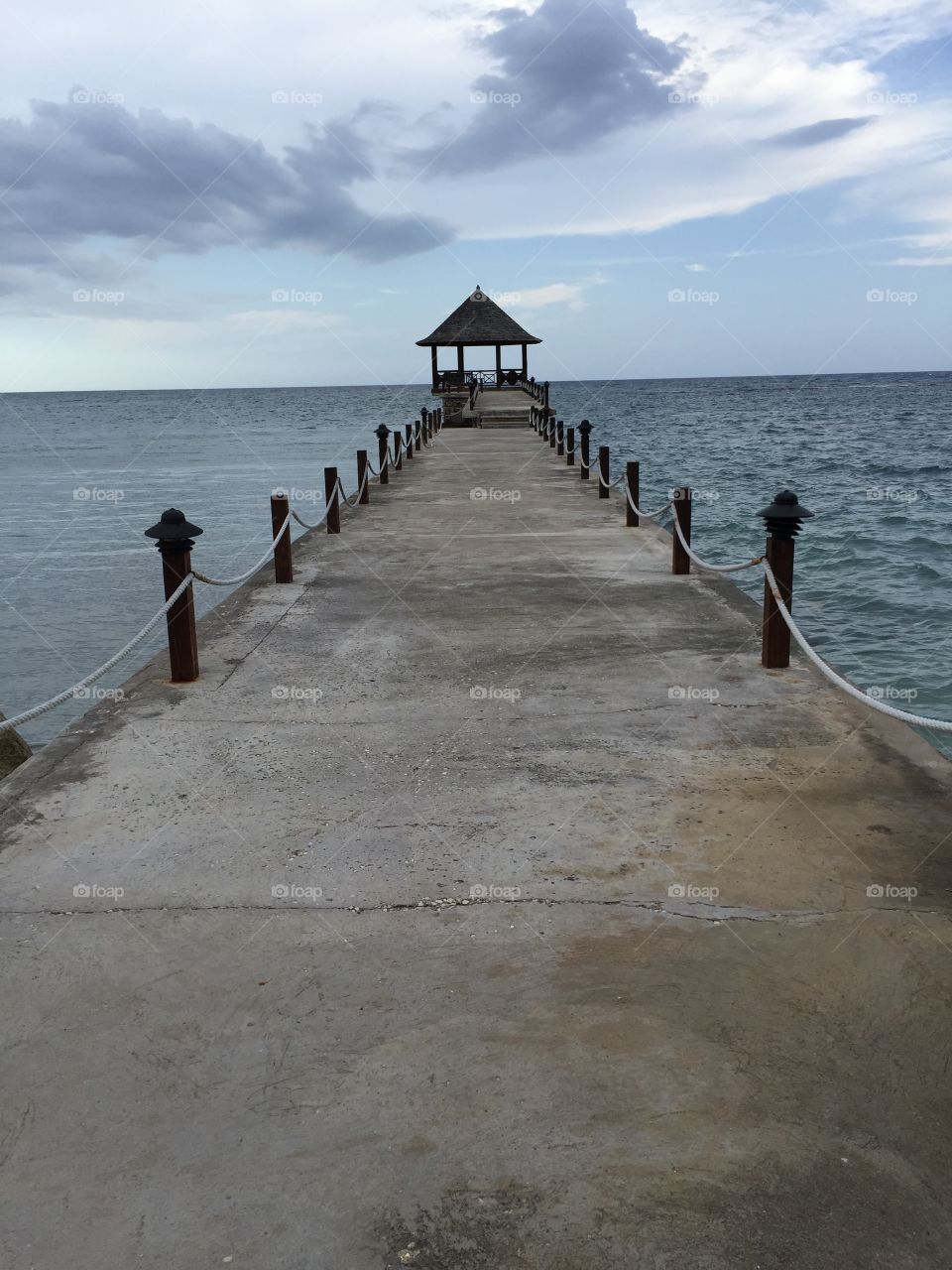Road to water. Tryall Montego Bay Jamaica 