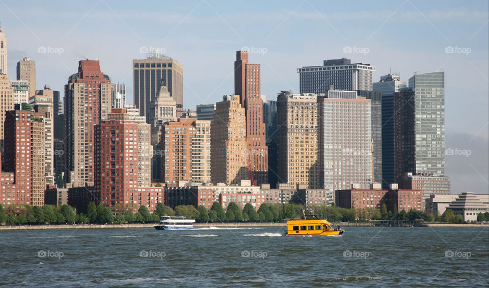 View of cityscape, New York City, USA