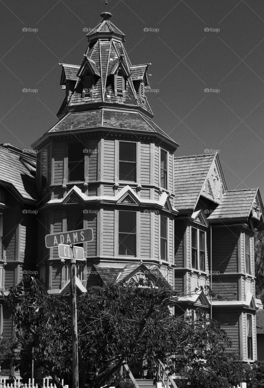 Victorian house in Port Townsend, Washington