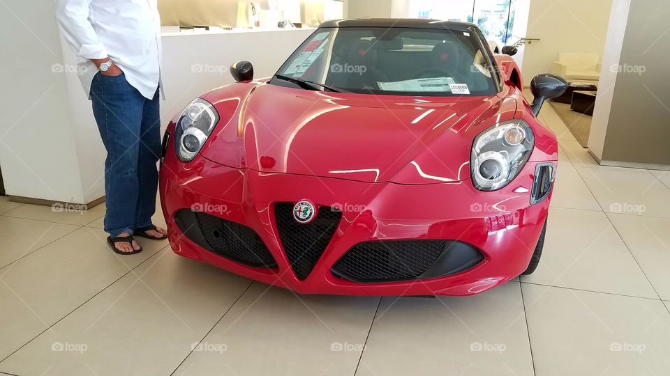 Red Alfa Romeo