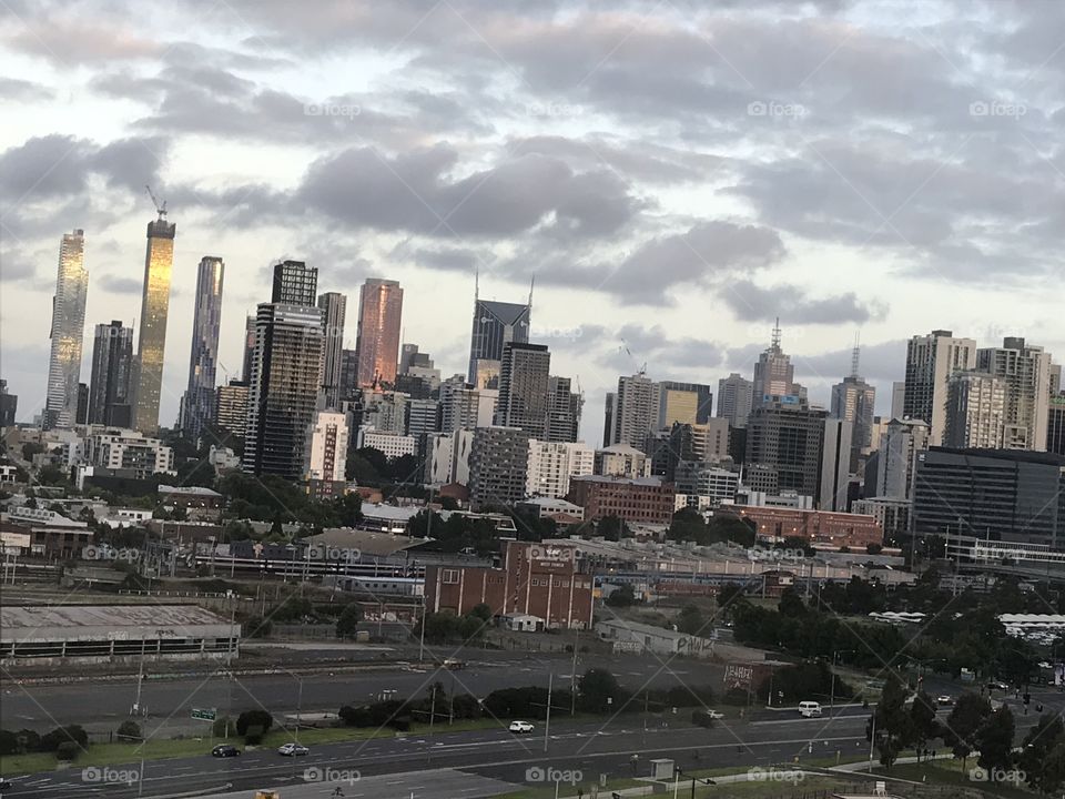 View of Melbourne City from Melbourne Star