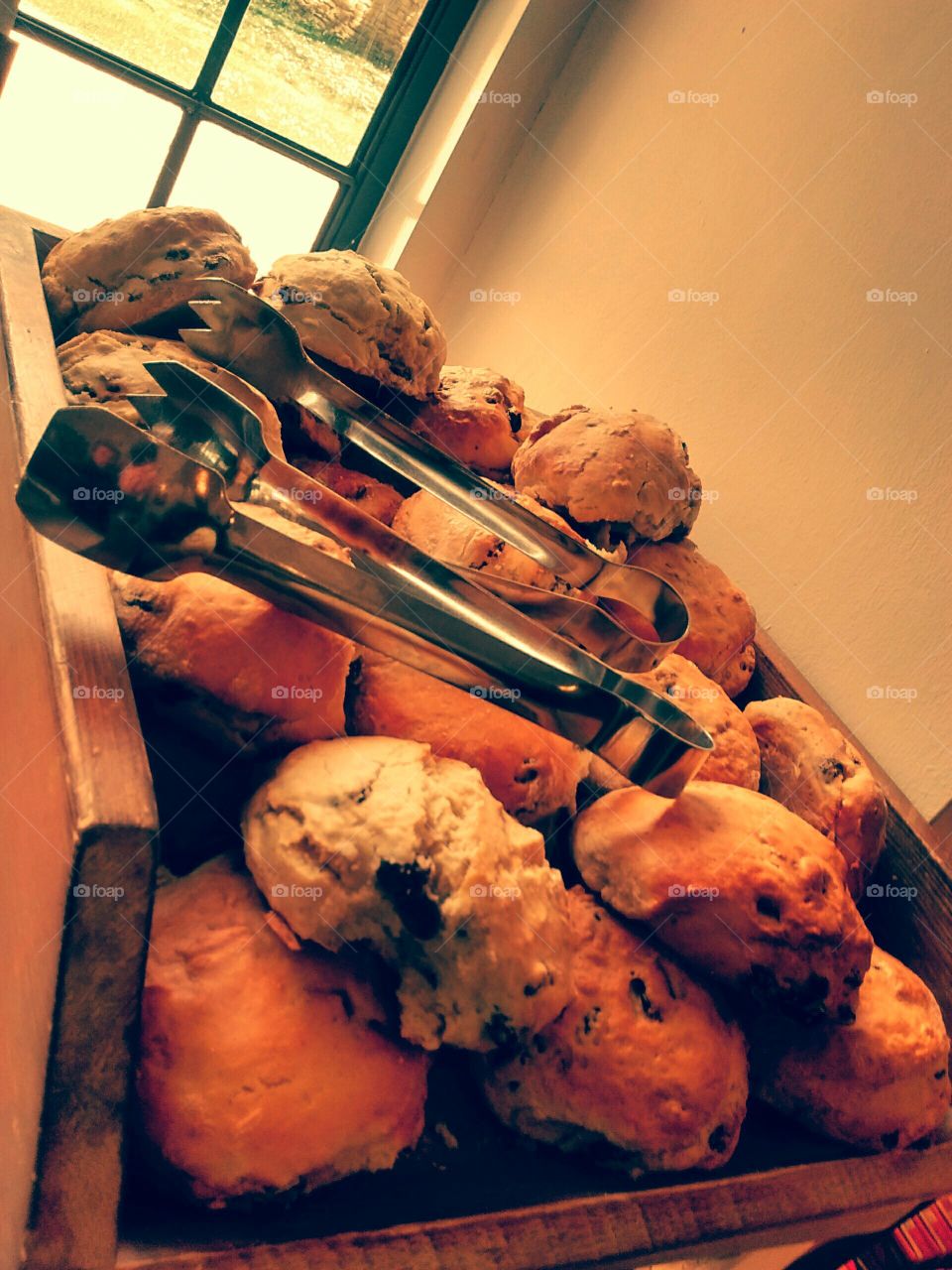 scones in bakery
