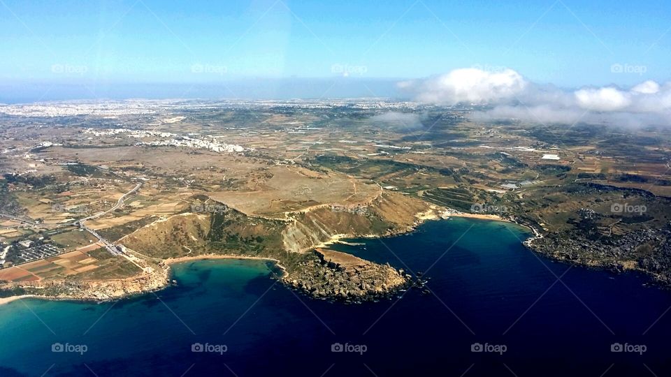 Malta from the air