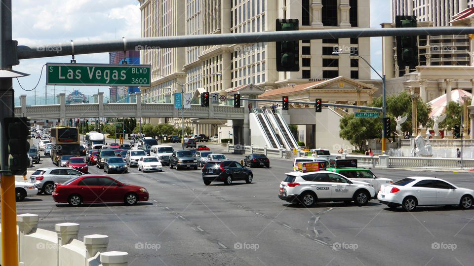 Traffic at Las Vagas