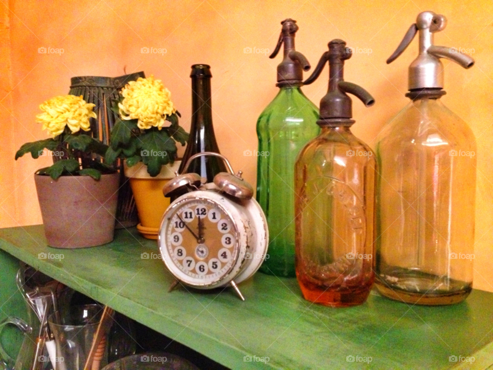 bulgaria clock botle by cminev