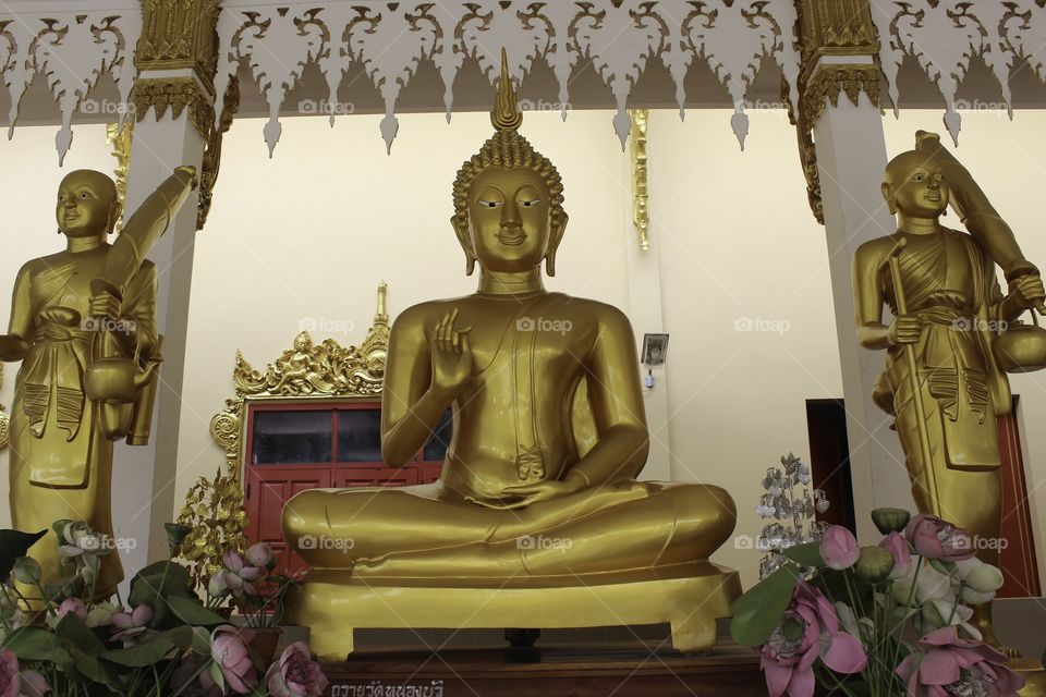 Buddha statue in Wat Nong Bua  Ubon Ratchathani, Thailand