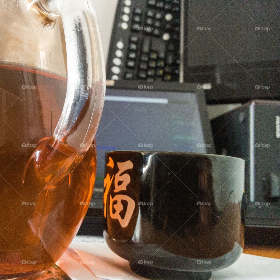 Tea and work