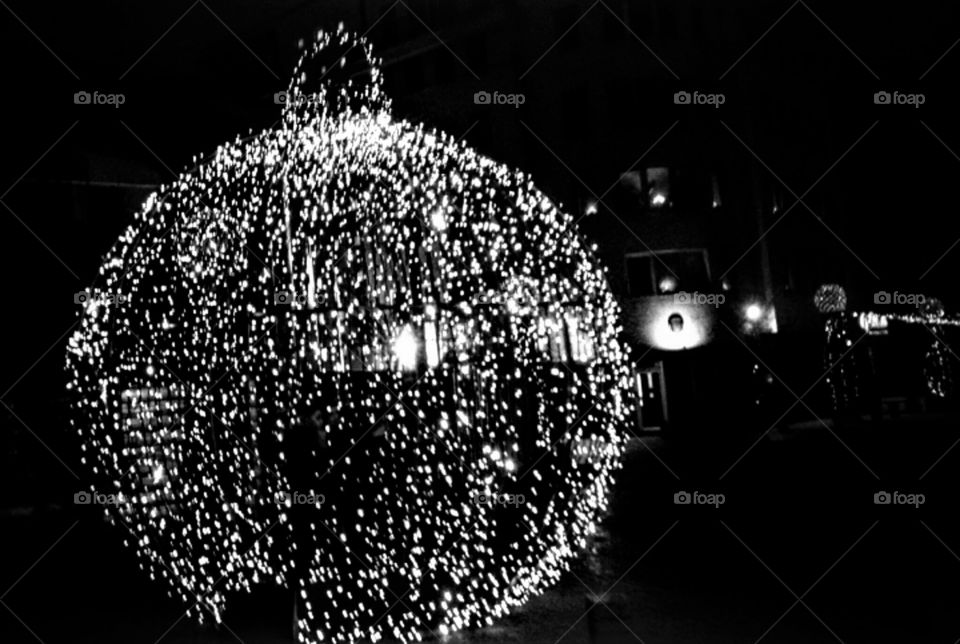 Christmas lights ornament