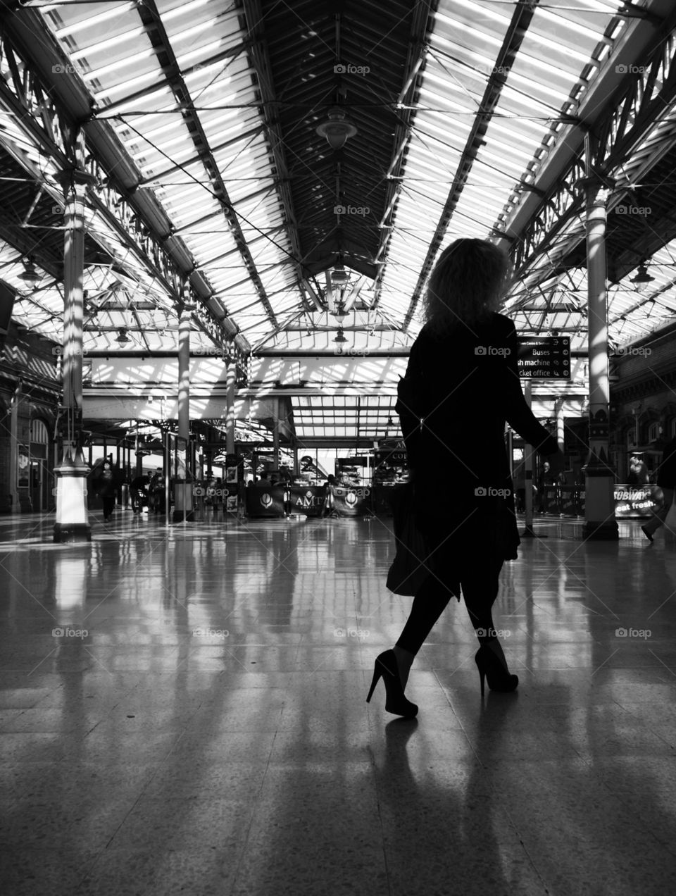 Heels at the station