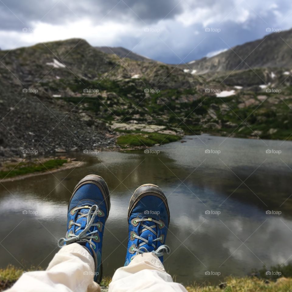 Hiking in the rain