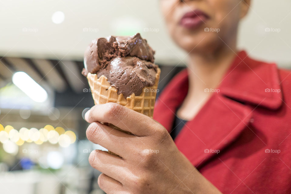 Sweet ice cream treat